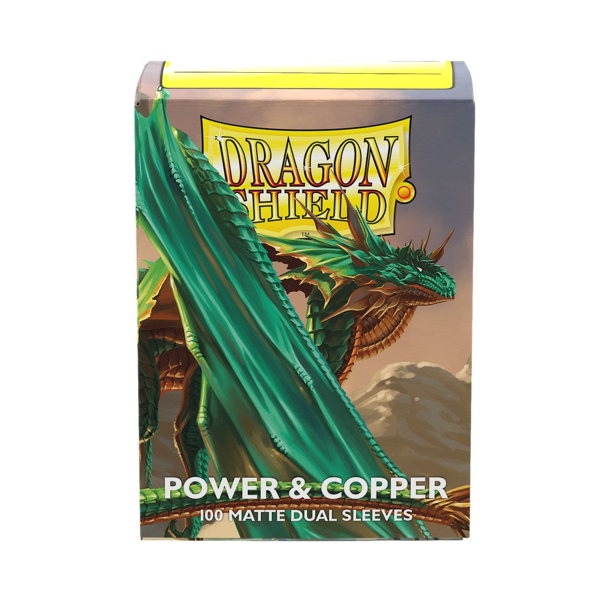 PokeHEX VIP — Dragon Shield Sleeves: Standard Matte Dual - Power & Copper 100CT