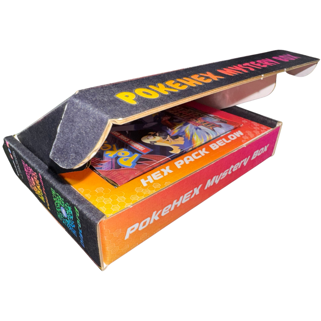 PokeHEX Mystery Box 2.0 – Pokémon Card Booster Pack Mystery Box (6 Packs)